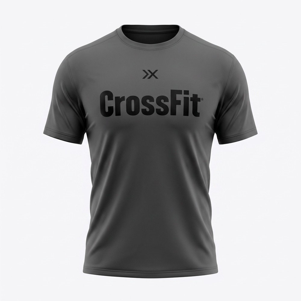 NWT Northern Spirit CrossFit Mens Training Shirt Gray Short Sleeve Size S Gym